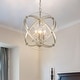 preview thumbnail 13 of 24, Maxax 4-Light Unique/Statement Globe Chandelier with Crystal