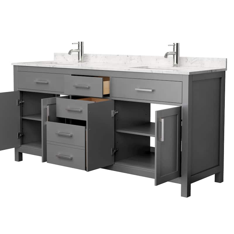 Wyndham Collection WCG242472DCCUNSMXX Beckett 72" Free Standing Double