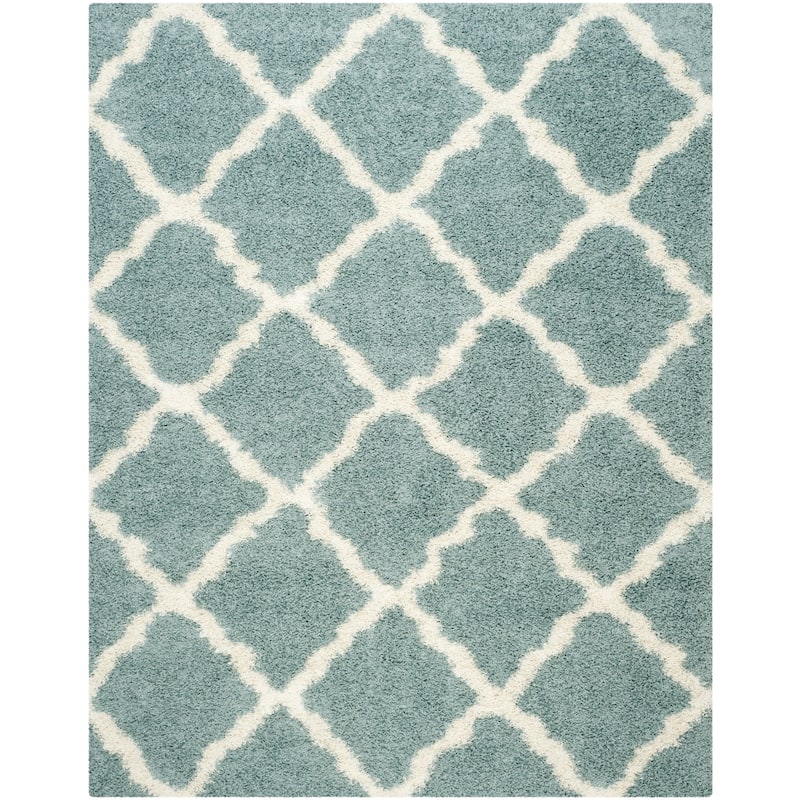 SAFAVIEH Dallas Shag Darina Trellis 1.5-inch Thick Rug