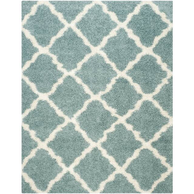 SAFAVIEH Dallas Shag Giusy Trellis 1.5-inch Thick Rug