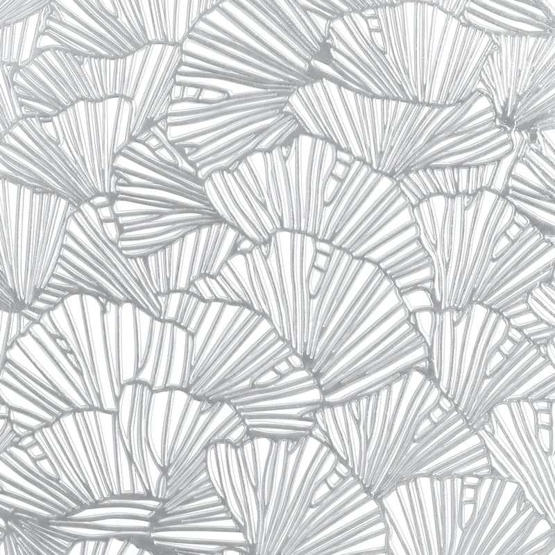 Home Details 4 Pack Round Shell Laser Cut Placemat