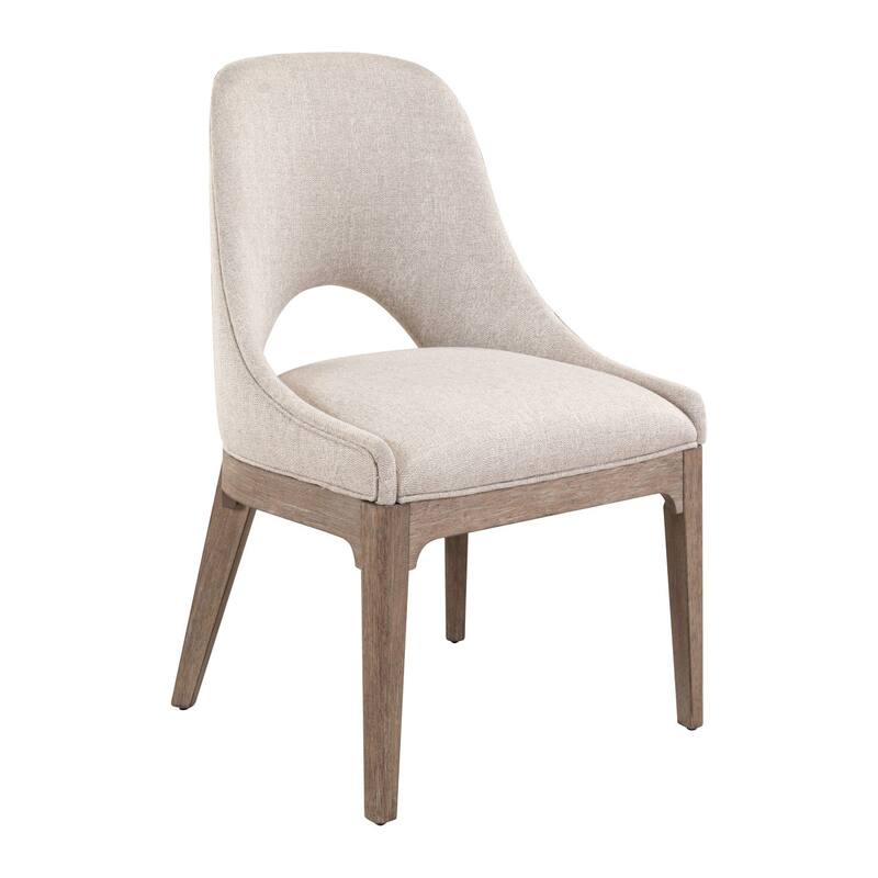 Liberty Furniture South Bend Upholstered Dining Side Chairs Set of 2 - White or Brown - Width 23" x Depth 26" x Height 36"