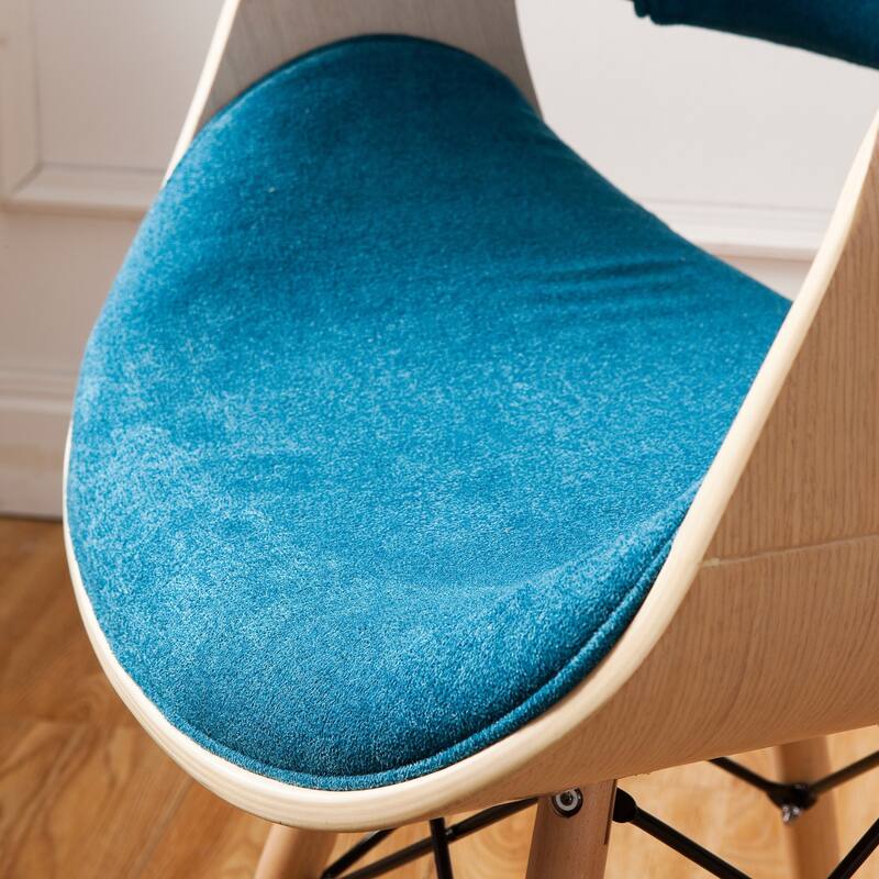 Carson Carrington Contemporary Teal Velvet Accent Chair