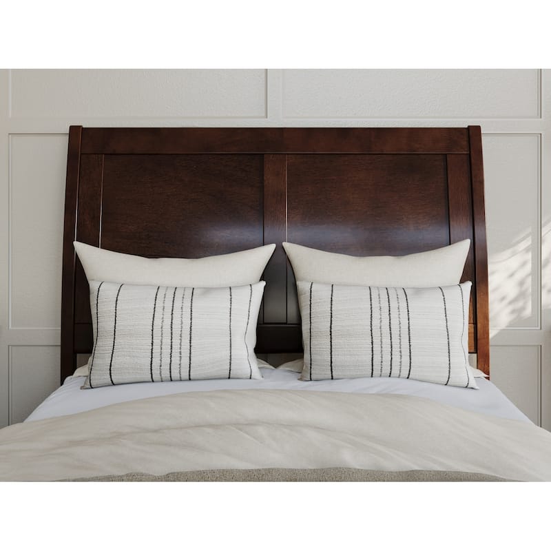 AFI Portland Solid Wood Platform Bed with Matching Footboard and Storage Drawers