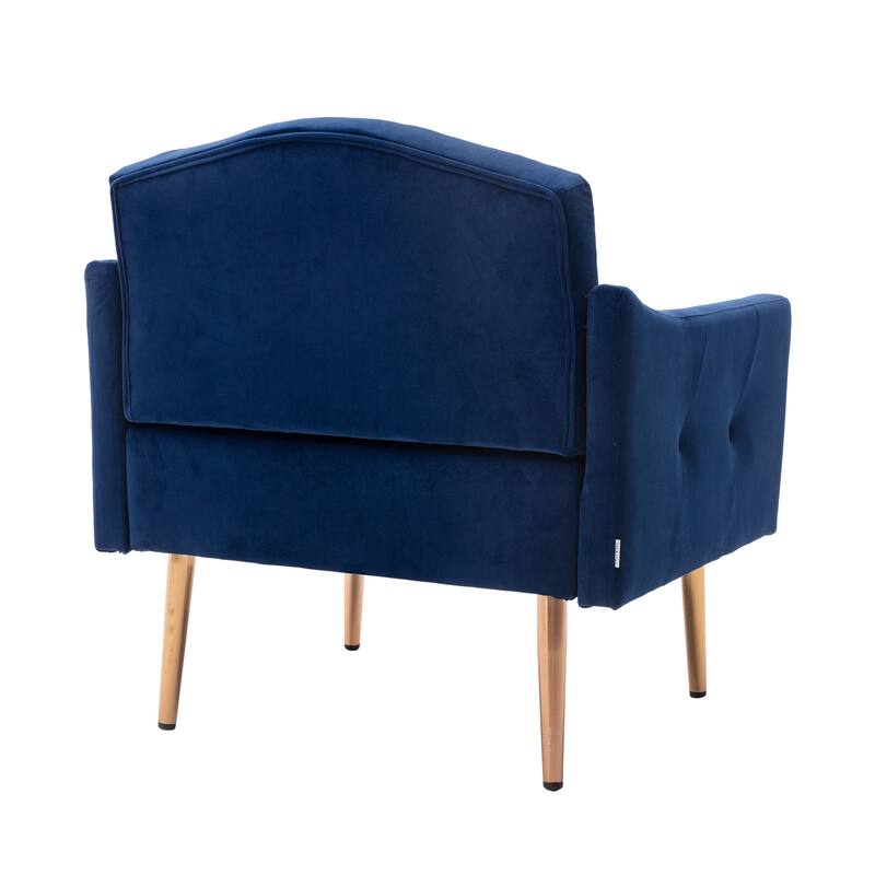 Tufted Decorative Fabric Armchair