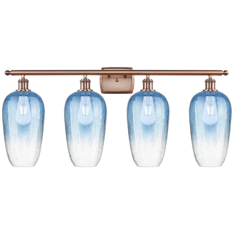 Innovations Lighting Endless Possibilities Ballston - Brookhaven Flute - 4 Light 37" Bath Vanity Light