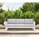 preview thumbnail 2 of 22, Royalcraft Aluminum Outdoor Sofa White