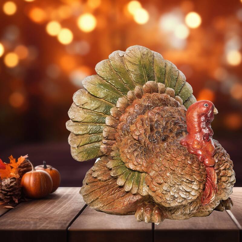 10" x 10" Turkey Figure Centerpiece