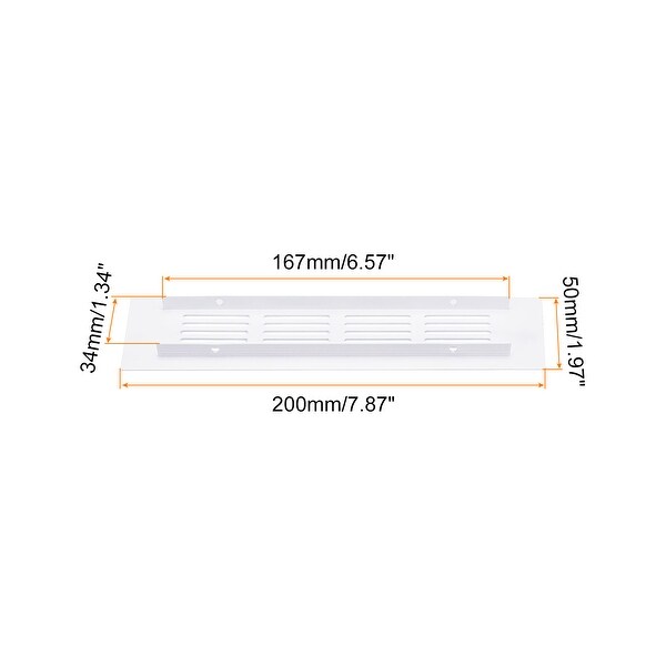 Air Vents Cover, 1Pcs 600 X 100mm Aluminum Alloy Mesh Air Return Vent Cover Louvered Ventilation Grille Silver 38492a35 18ff 4edf Aa4a 540a242a39fa.92fbebd8cb0a5aee41e45ec7e6472510 - View #8