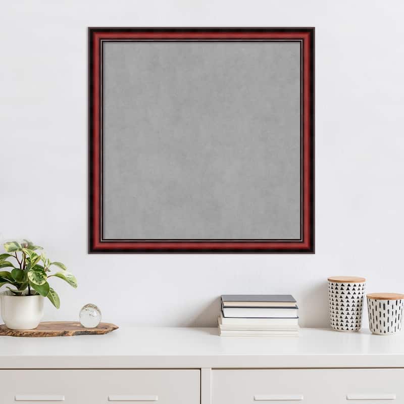 Amanti Art Rubino Cherry Scoop Framed Magnetic Board