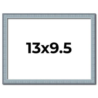 13x9.5 Frame Rustic Sky Blue Solid Wood Picture Frame | 0.75 Inch - Bed ...