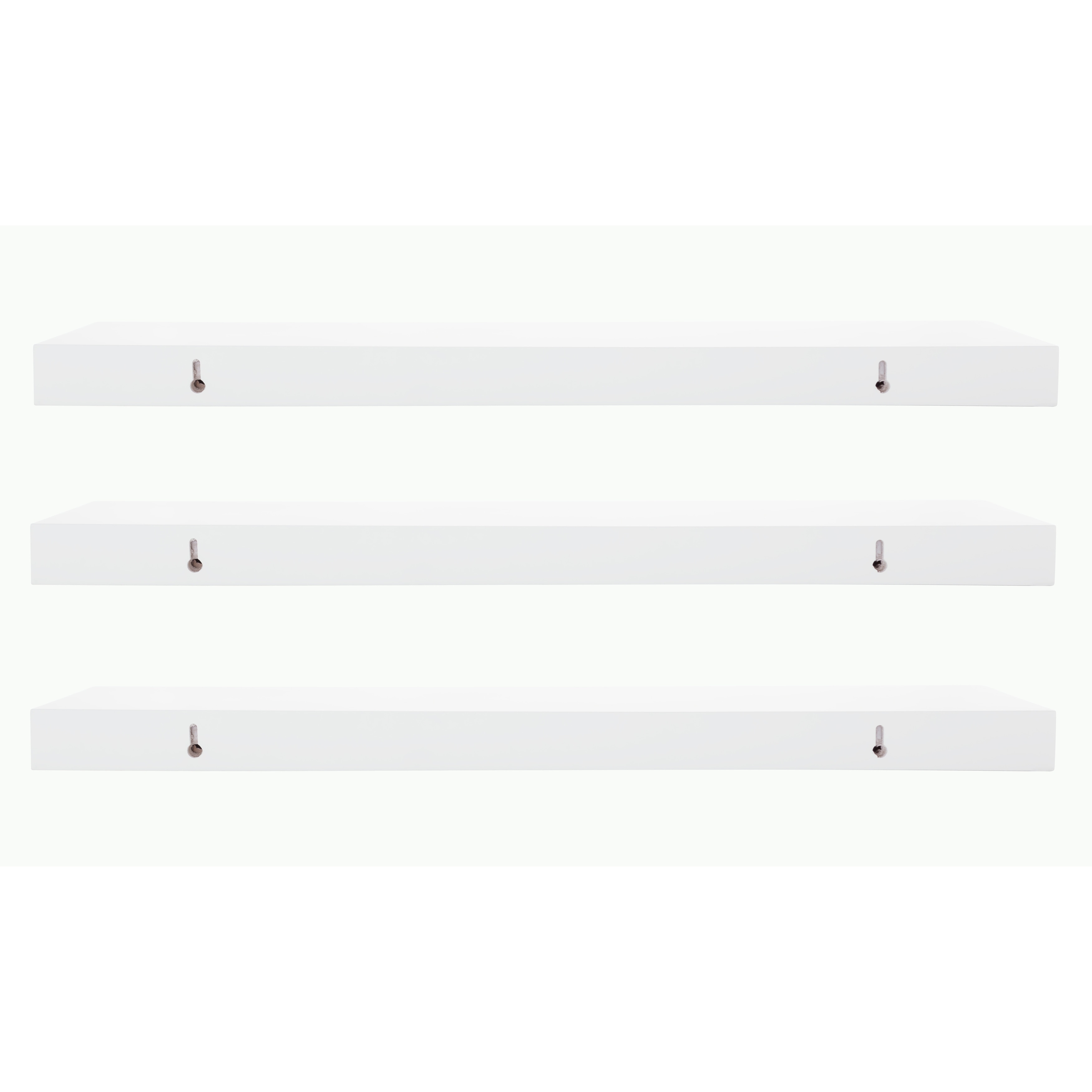 Shop Kieragrace Kg Maine Wall Shelf Set Of 3 White 24 Overstock 29774373