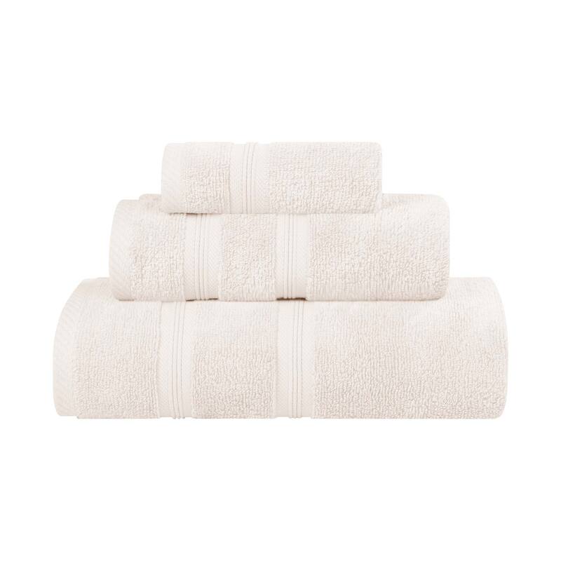 Superior Smart Dry Zero Twist Cotton 3-Piece Assorted Towel Set