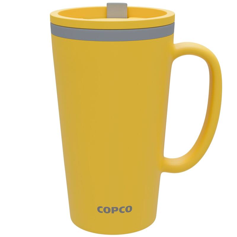 Copco 16 Oz Cone Desk Mug - Mustard