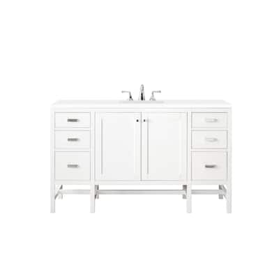 James Martin Vanities E444-V60S-3WZ Addison 60" Free Standing Single