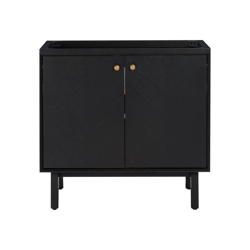 Avanity Adele 36 in. Vanity Only in Black Oak finish