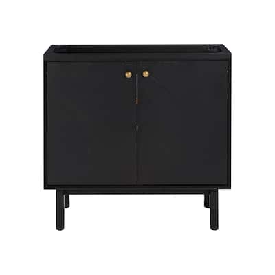 Avanity Adele 36 in. Vanity Only in Black Oak finish