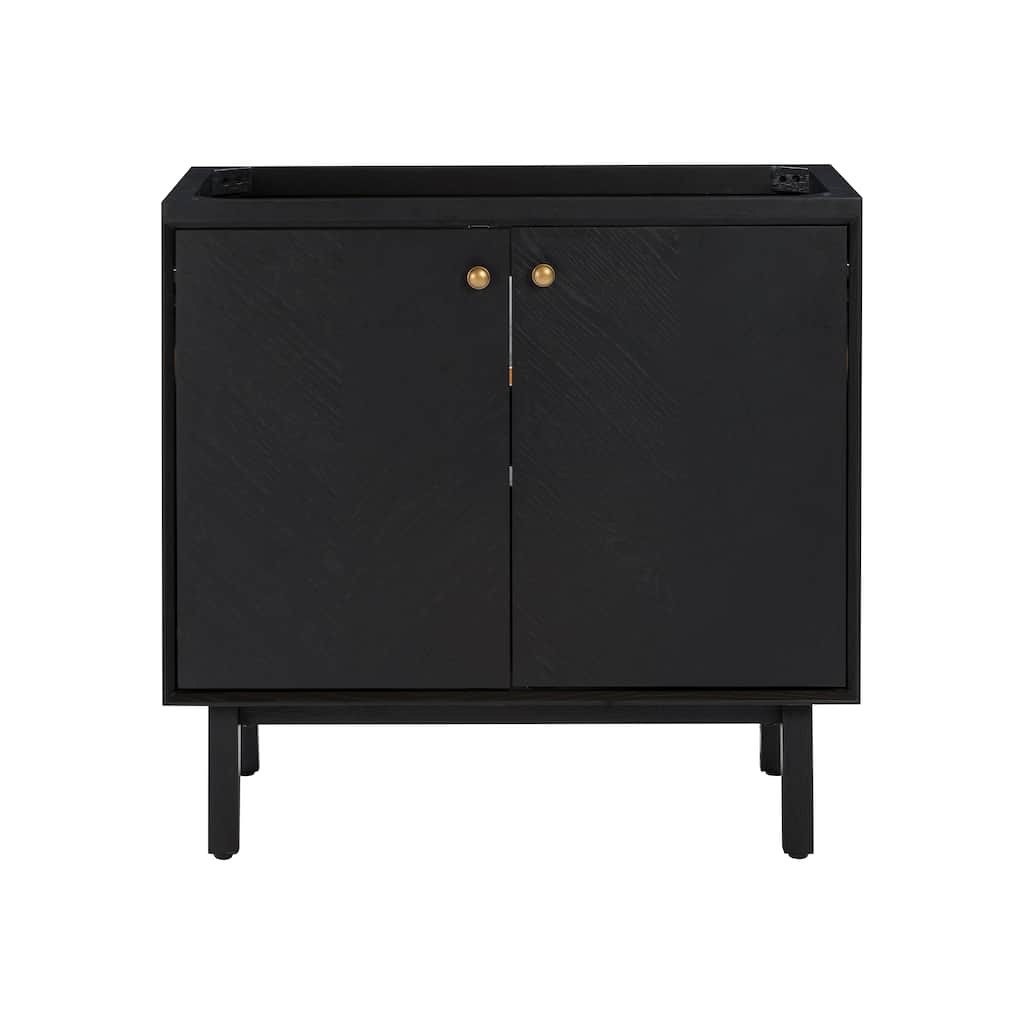 Avanity Adele 36 in. Vanity Only in Black Oak finish