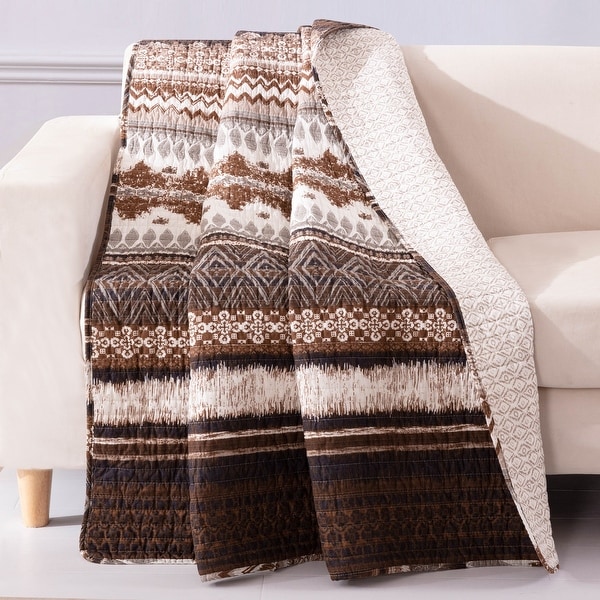 greenland home quilted throws