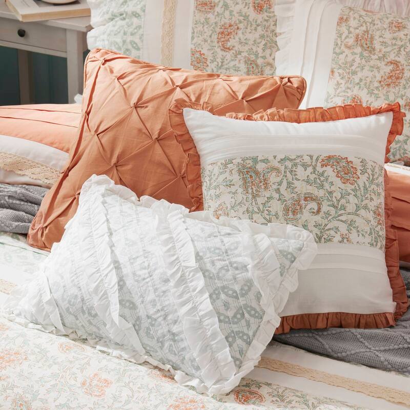 Madison Park Vanessa 9 Piece Cotton Percale Comforter Set