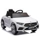 preview thumbnail 5 of 34, 12V Mercedes-Benz Kids Ride-On Car with Music and LED Lights Perfect for Holiday