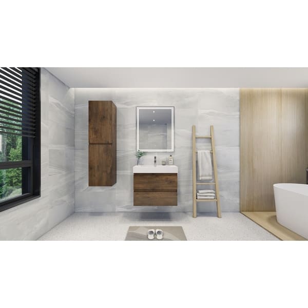 slide 2 of 73, Baillie 30'' Wall-Mounted Vanity with Reinforced Acrylic Sink