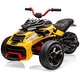 preview thumbnail 9 of 38, 12V Kids Ride on Toy for Kids w/Parent Remote Yellow