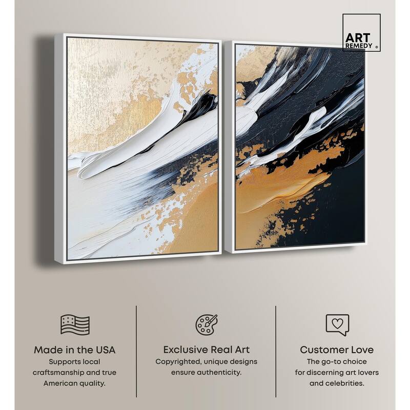 Forces III Canvas Set of 2 by Art Remedy
