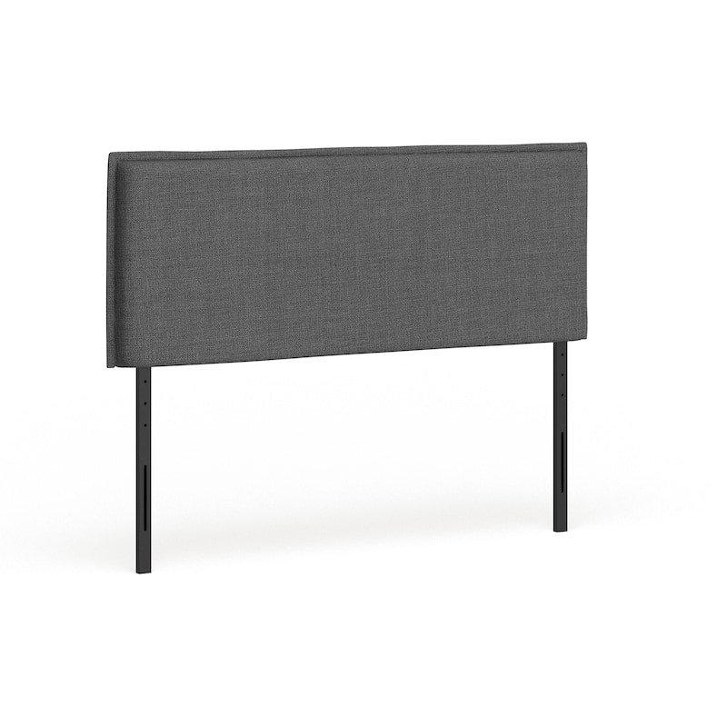 Camille Grey Fabric Headboard - Queen
