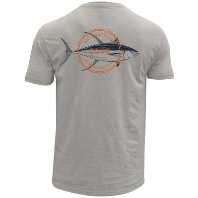 Cova Mens Ahi Coastline Graphic T-Shirt,, Beige, Small