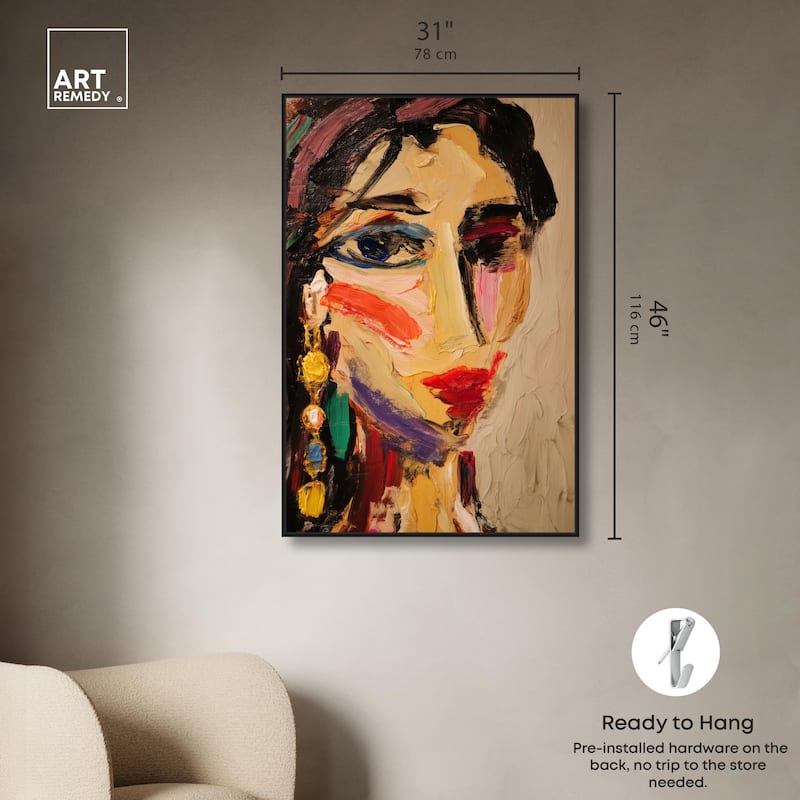 Colorful Expression I Canvas by Art Remedy