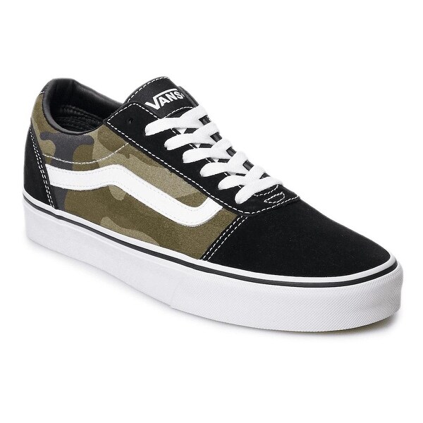 black and camo vans