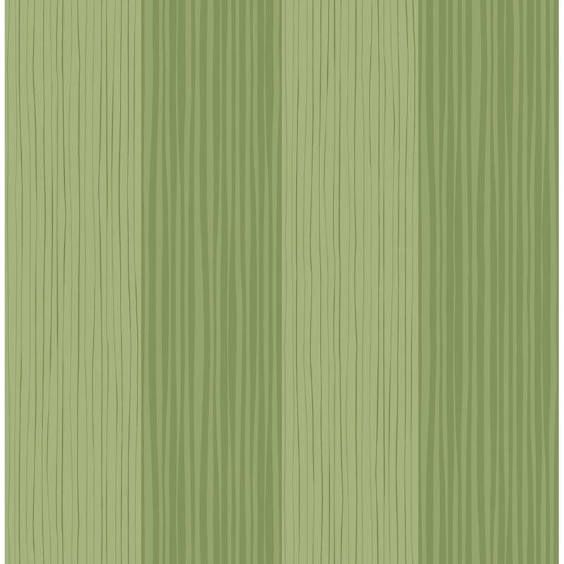 Seabrook Designs Day Dreamers Stripes Unpasted Wallpaper - 20.5 in. W x 33 ft. L - Green