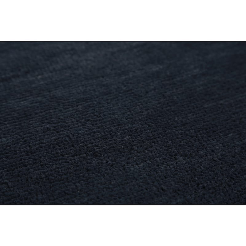 Hand Knotted Oriental 100% Wool Carpet Modern Solid Greys & Charcoal Gabbeh Area Rug - 12' 1'' X 9' 5''