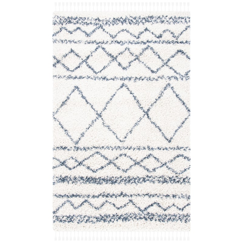 SAFAVIEH Pro Lux Shag Dottie Moroccan Tassel 2.4-inch Thick