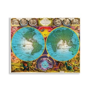 Stupell World Creation Map Wall Plaque Art Design By Joseph Burgess