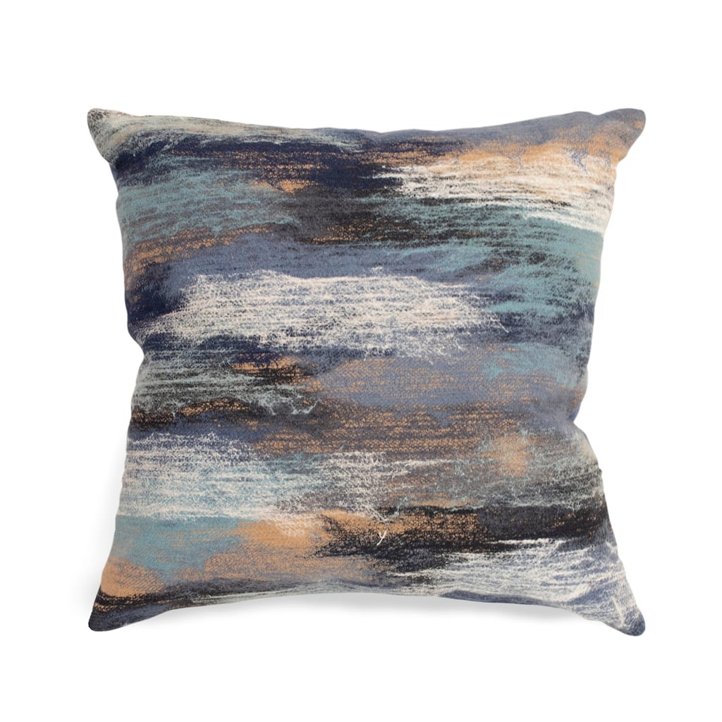 Liora Manne Visions I Vista Indoor/Outdoor Pillow Denim
