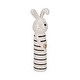 preview thumbnail 3 of 32, Ceramic Lines Bunny with Heart Figurine - White