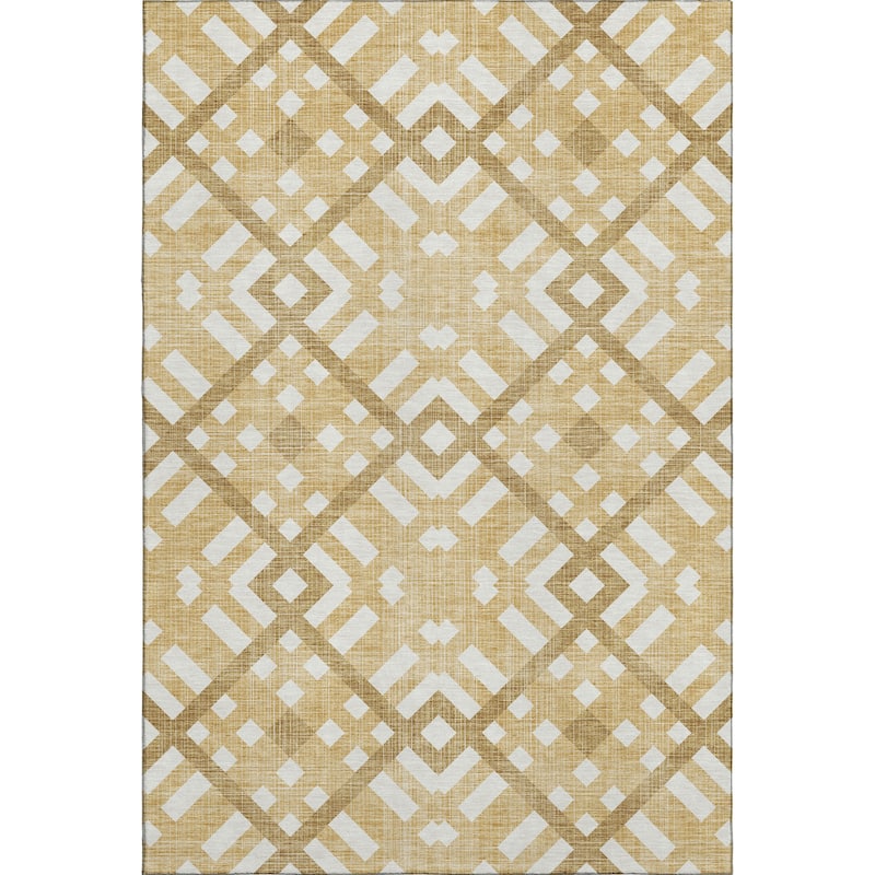 Premium Washable Super Soft Contemporary Geo Mayfield Rug