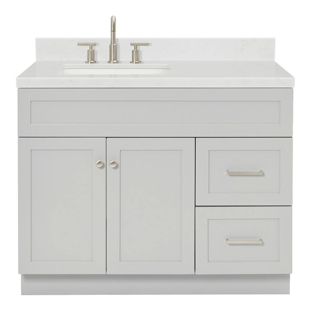 Ariel F042SLCQRVO Hamlet 42" Free Standing Single Basin Vanity Set