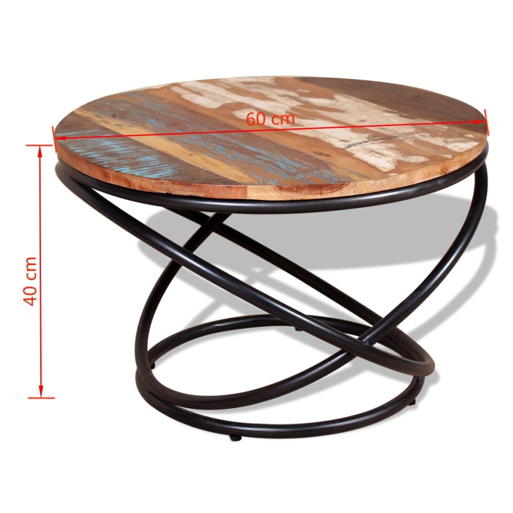 Vidaxl coffee table outlet solid reclaimed wood