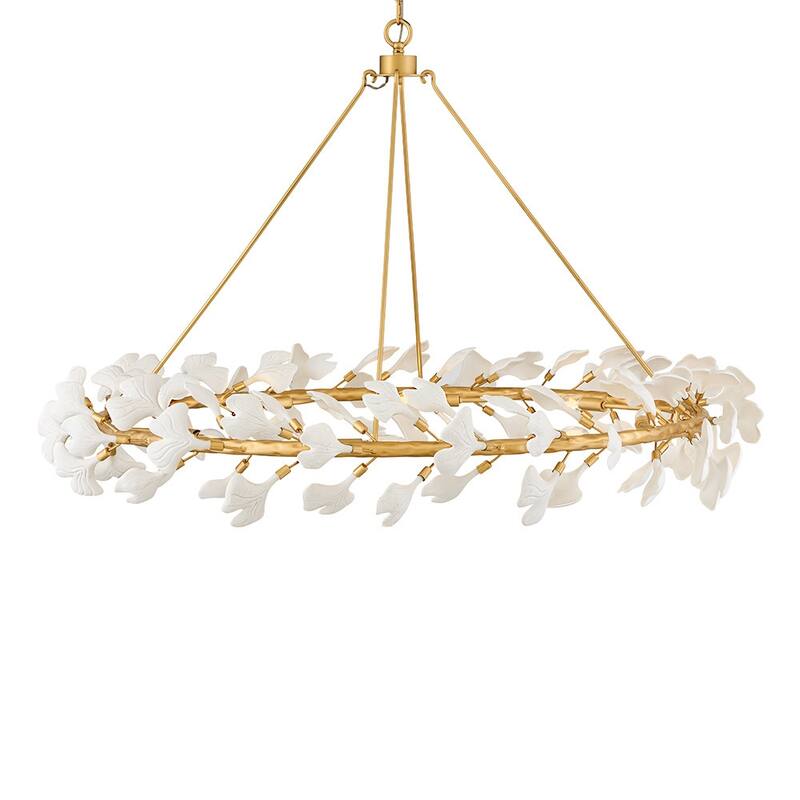 Fredrick Ramond FR41935 Audra 8 Light 48" Wide Ring Chandelier