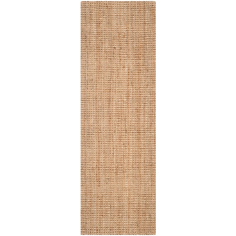 SAFAVIEH Handmade Natural Fiber Beacon Jute Rug - 2'3" x 19' Runner - Natural - Runner