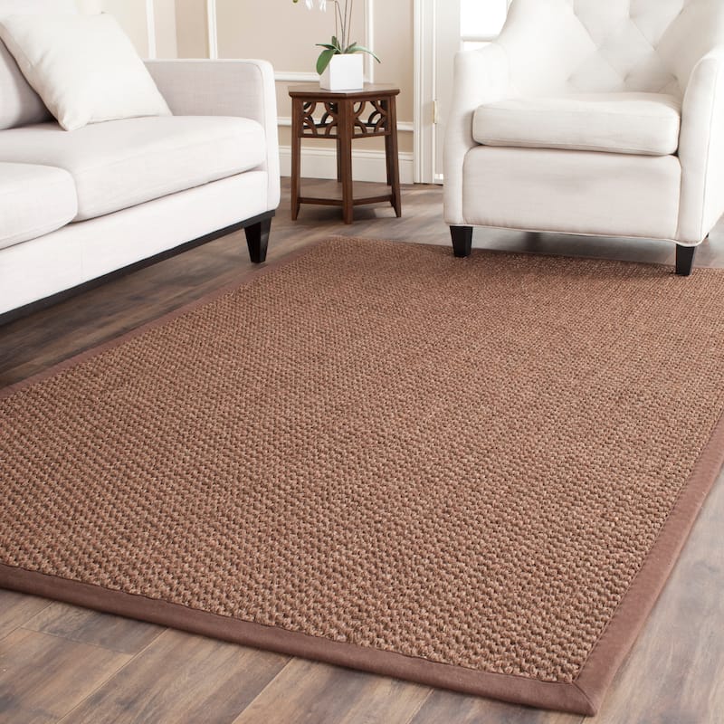 SAFAVIEH Natural Fiber Giesela Sisal Rug - 9' x 12' - Chocolate