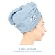preview thumbnail 19 of 86, American Soft Linen 100% Cotton Hair Drying Towels for Women, Cotton Hair Turban Turkish Towel Wrap, Head Towel Cap for Hairs