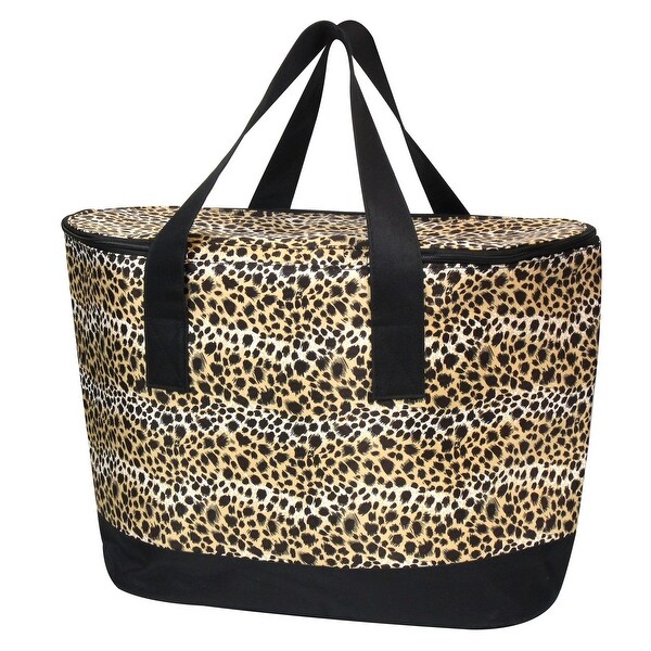 large leopard print bag