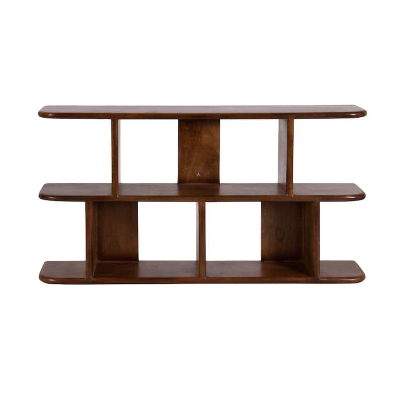 Kate and Laurel Madero Wooden Wall Shelf