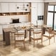 preview thumbnail 1 of 17, Multifunctional Extendable Console Table Natural