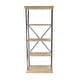 preview thumbnail 71 of 74, Brown Wood 3 Shelves Shelving Unit - 48 x 17 x 34