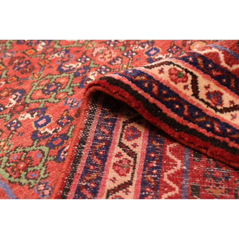 ECARPETGALLERY Hand-knotted Andelz Red Wool Rug - 2'9 x 10'4